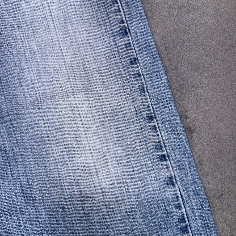 Vintage 2002 Levi's 529 Jeans Mens 34x32 Low Rise Straight Blue Denim Y2K 0502 - Picture 4 of 16